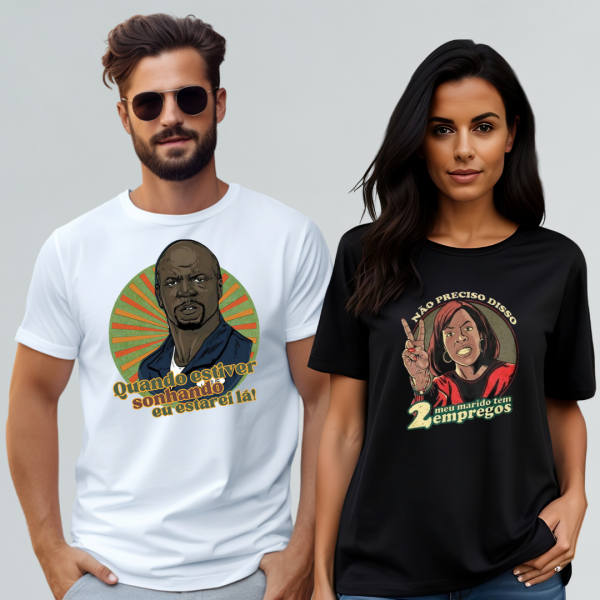 Kit Casal Camiseta e Blusa - R136