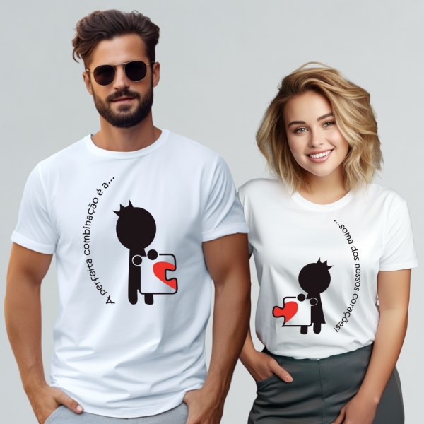 Kit Casal Camiseta e Blusa - R133