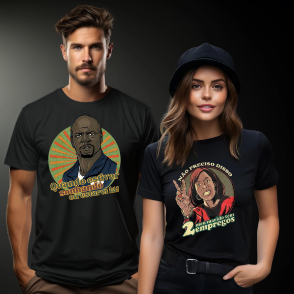 Kit Casal Camiseta e Blusa - R136